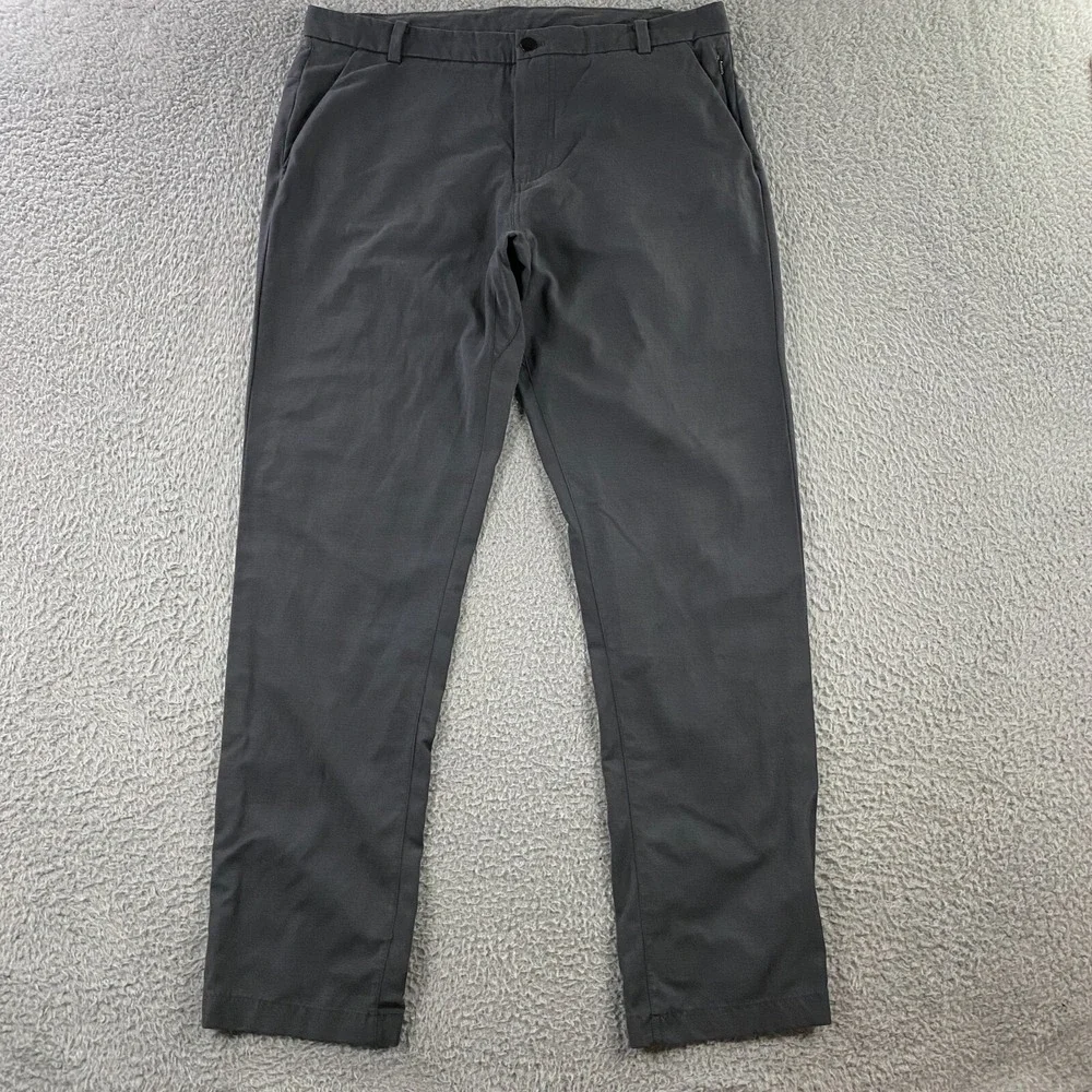 Lululemon Commission Pants 36x32 Regular Fit Chino Gray - Picture 1 of 10